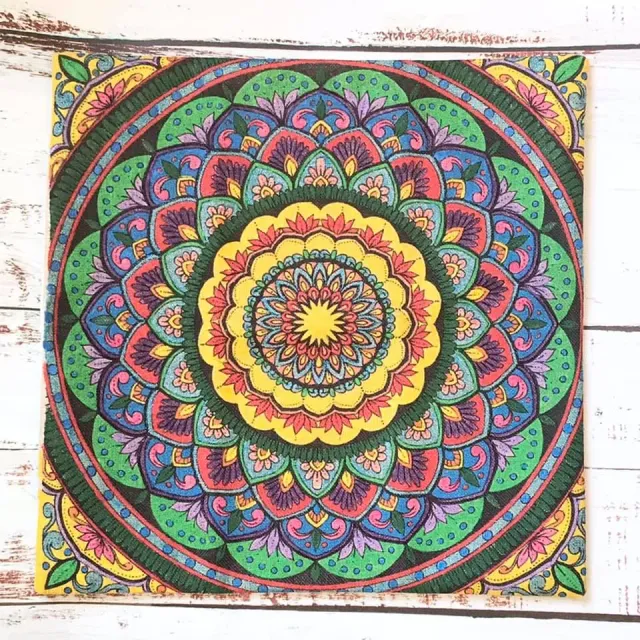 Craft Buddy Magic Mandala Paint Me kussenhoes 30x30 cm textielverf