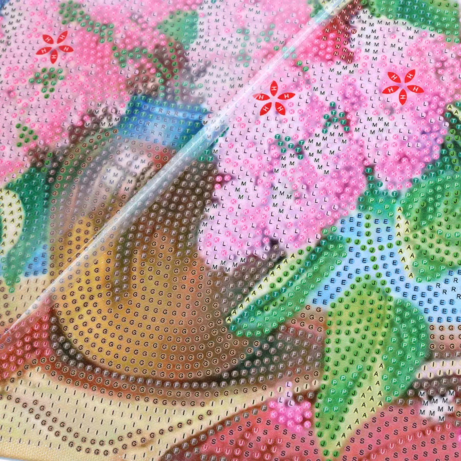 Craft Buddy The Window Vase Crystal Art canvas 50x40 cm bloemen