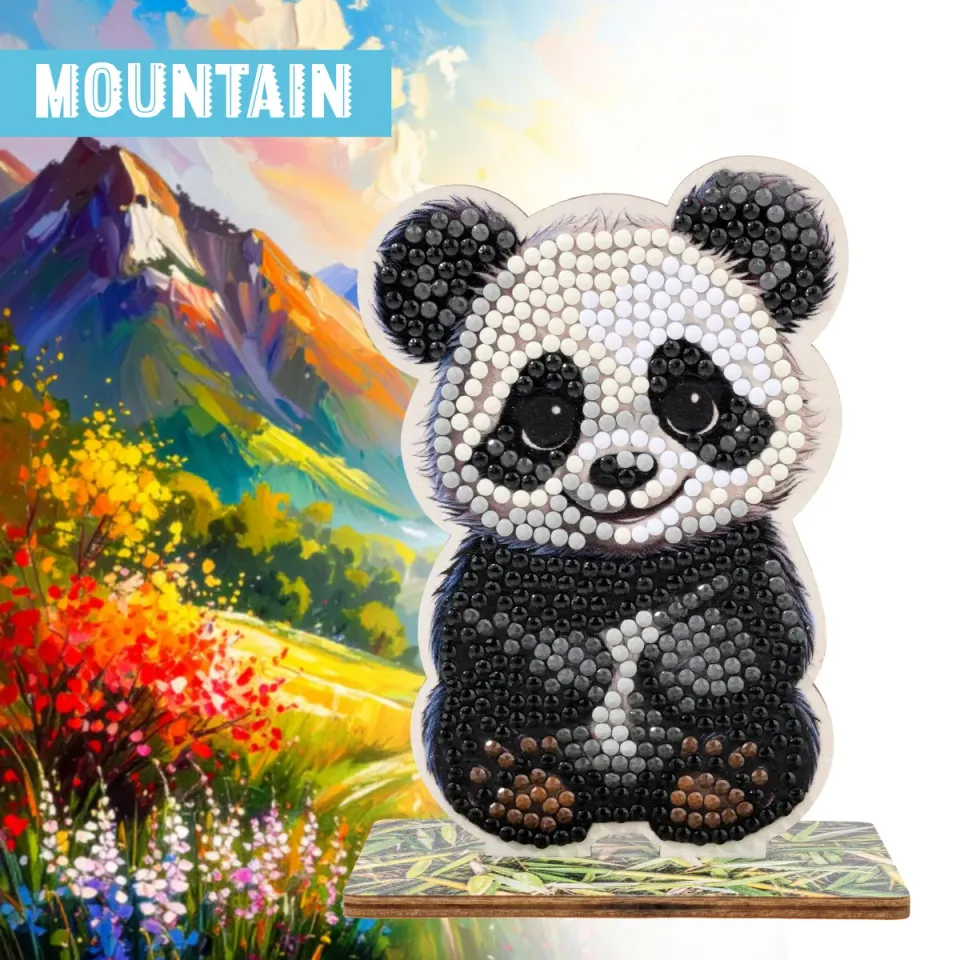 Craft Buddy Wildlife Buddies Panda figuur 11 cm knutselset