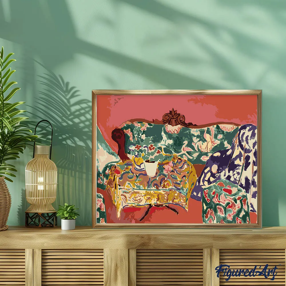 Figured'Art Stilleven in Sevilla Matisse schilderen op nummer 40x50 cm