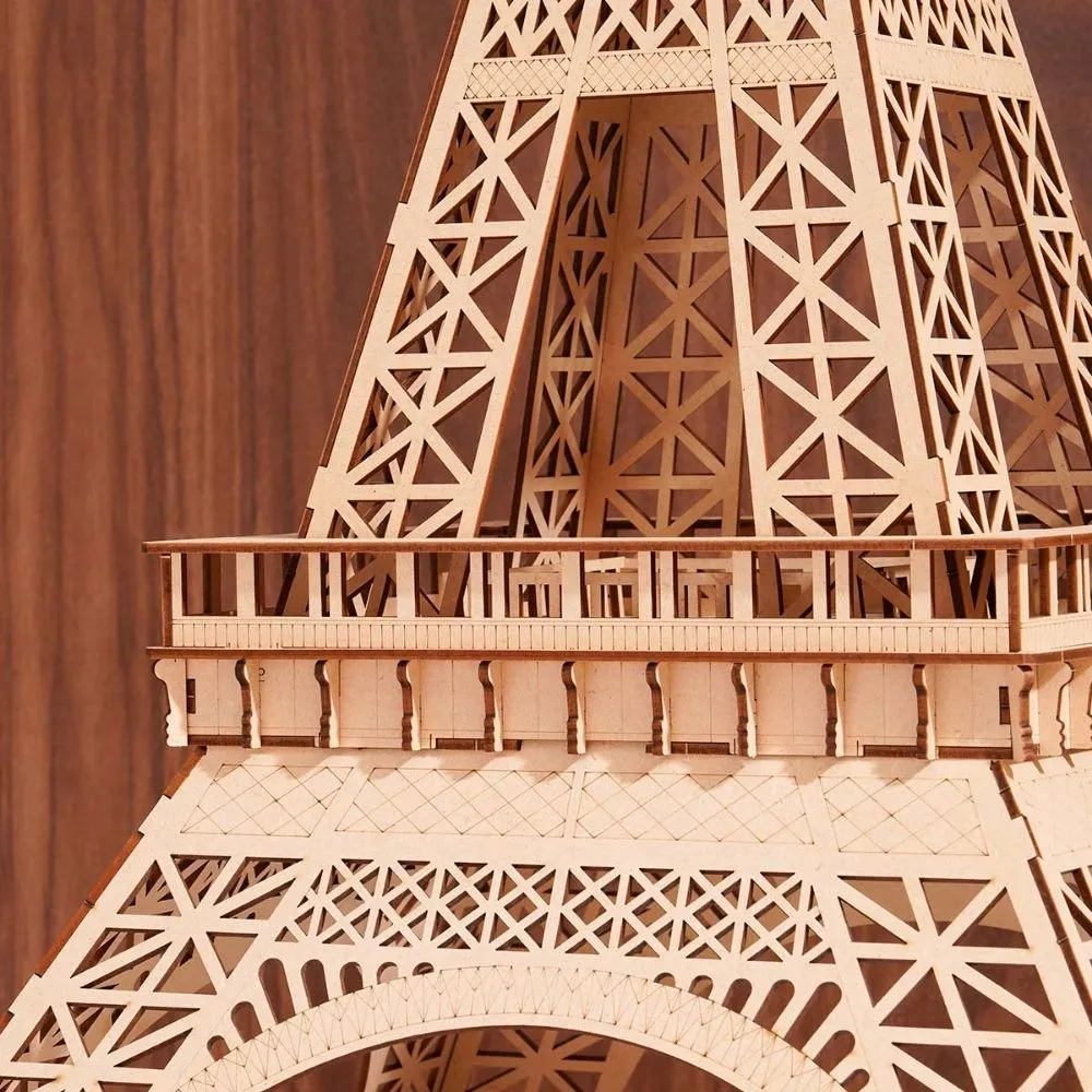 Figured'Art Eiffeltoren Plus 3D puzzel houten 191 stukjes