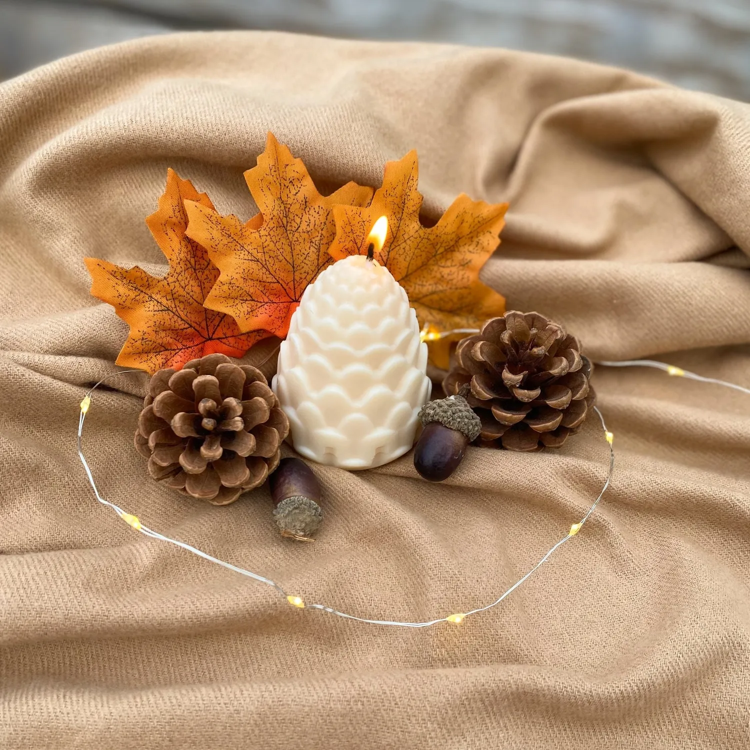 DIY Creations Funny Forms kaarsen maken pakket kubus rood