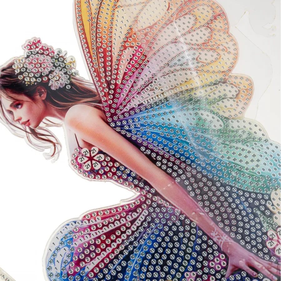 Craft Buddy Crystal Art Moon Flower Fairy Hanger 27,5 cm
