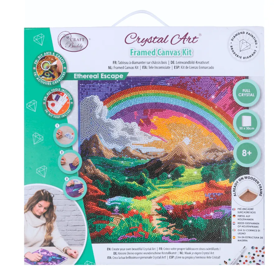 Craft Buddy Ethereal Escape canvas diamond painting 30x30cm