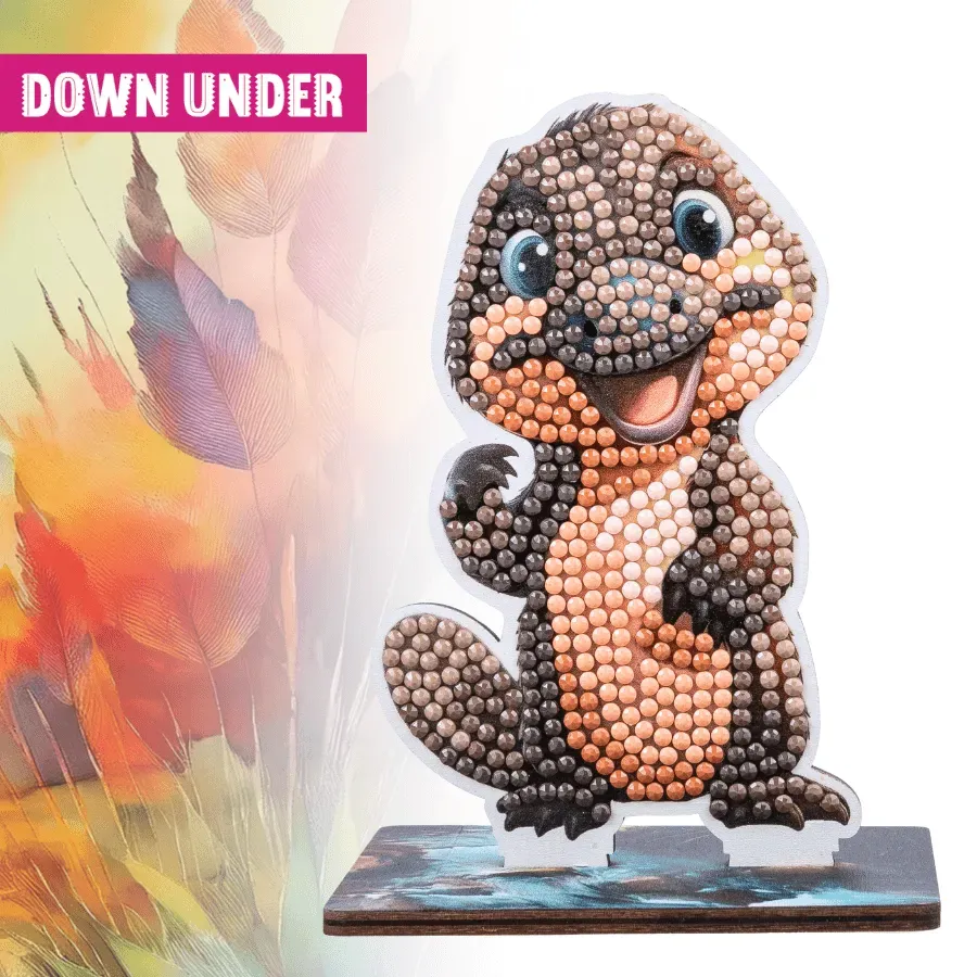 Craft Buddy Crystal Art Wildlife Buddies Platypus diamond painting figuur