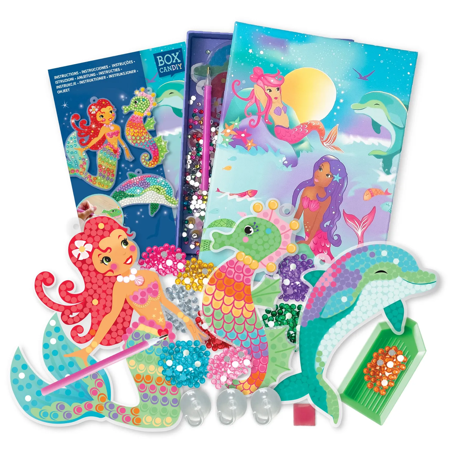 Box Candiy Sea Life Sparkling Light Catchers raamhanger 3 stuks
