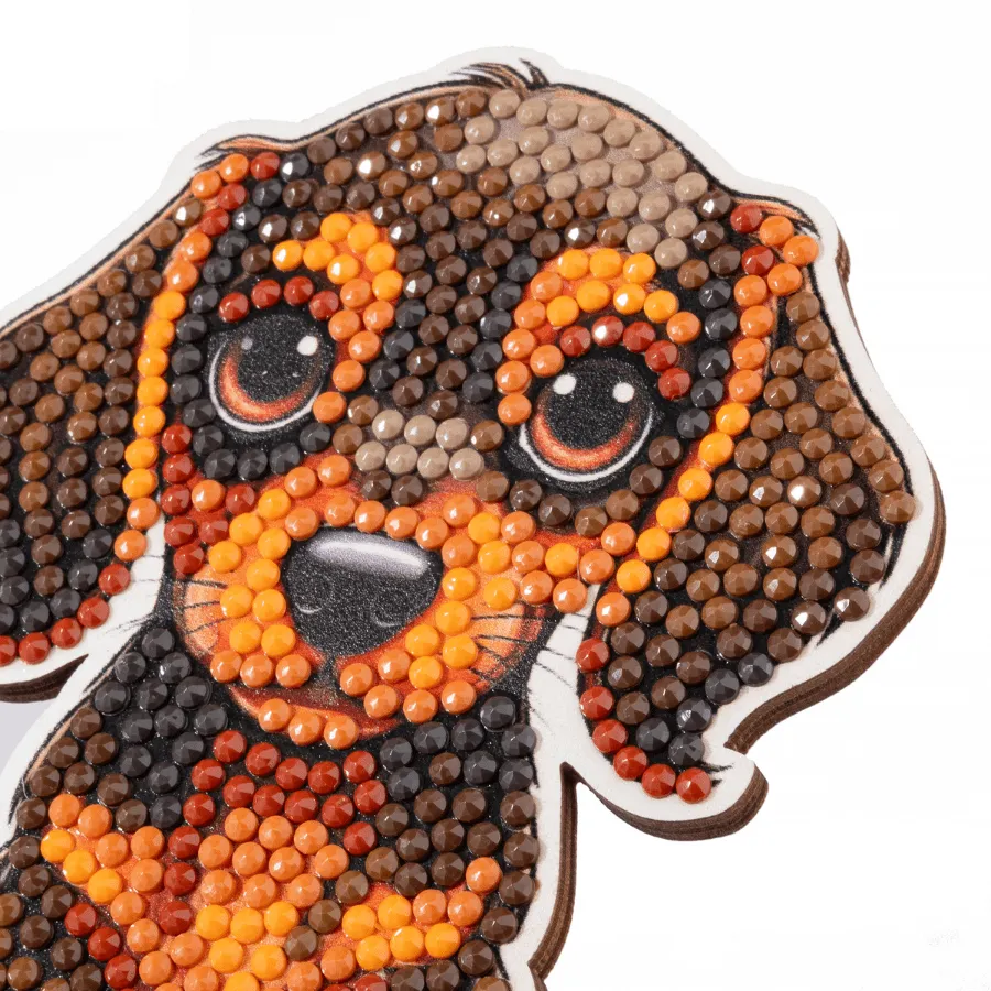 Crystal Art Wildlife Buddies diamond painting figuur Puppy