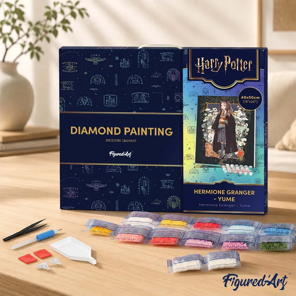 Figured'Art Hermione Granger Yume diamond painting 40x50 ingelijst