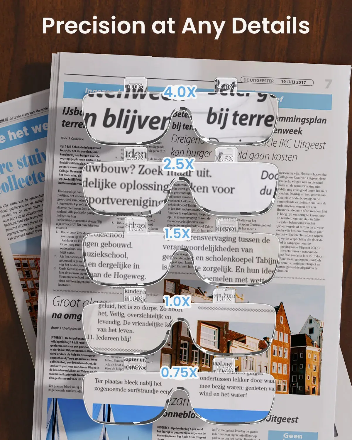 ARTDOT hoofdloupe vergrootbril met licht oplaadbaar 100g