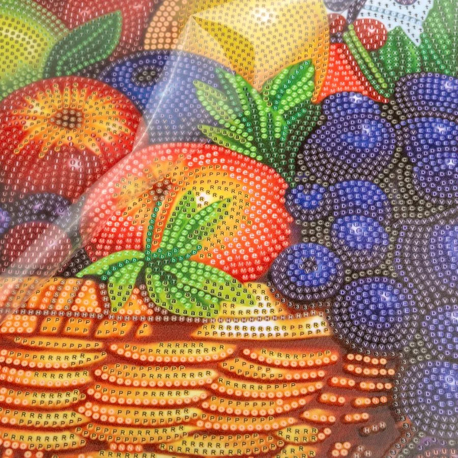 Craft Buddy Crystal Art Fruit diamond painting scroll 40x50cm