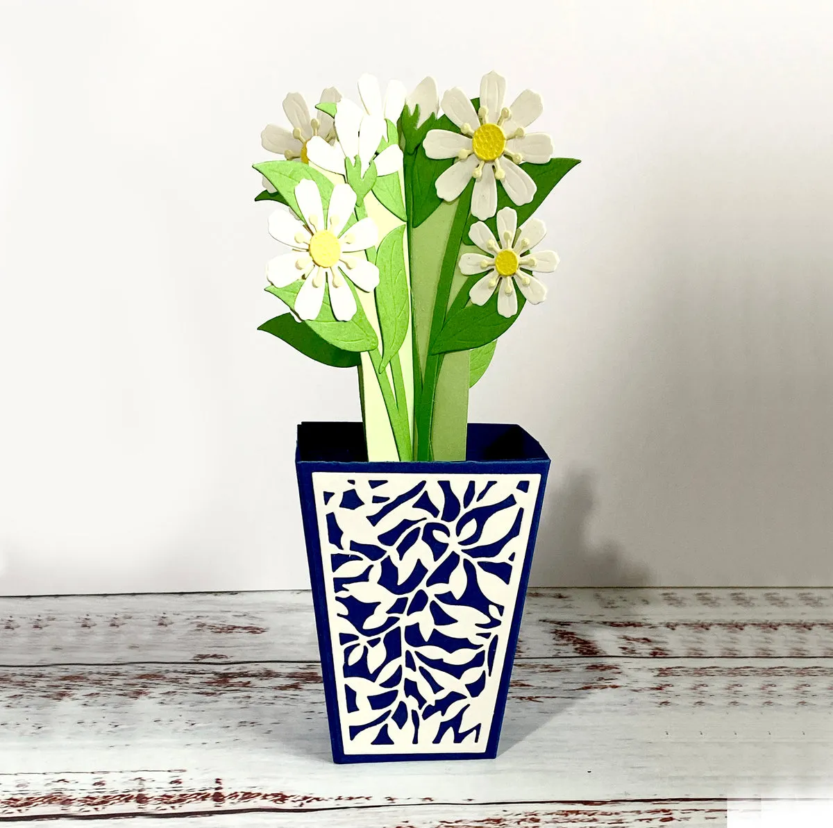 Craft Buddy Beautiful Bouquet Daisies 3D giftcard snijmallen 22 stuks
