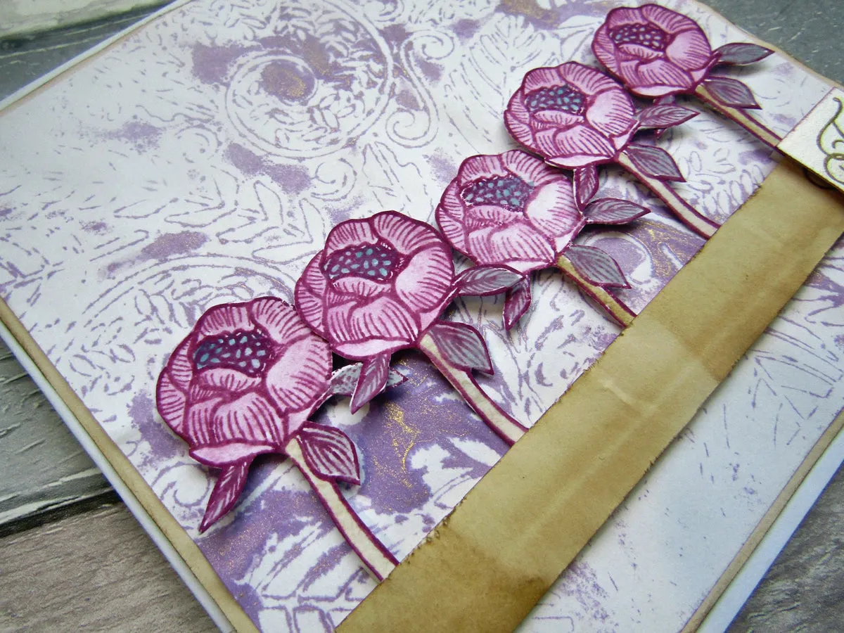 Craft Buddy Forever Flowerz Perfect Peonies stempelset A5 pioen