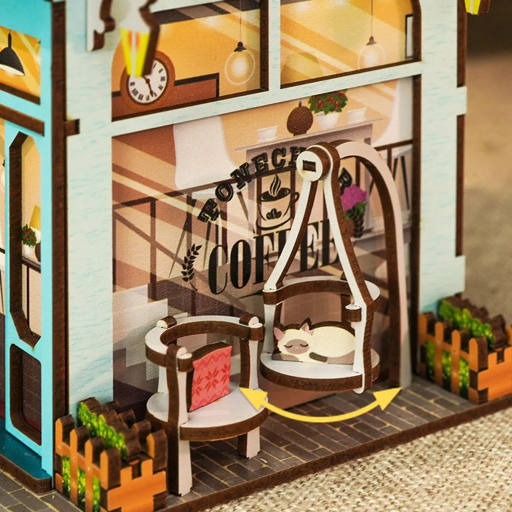 Figured'Art Cape Koffiewinkel miniatuurhuisje 24x15x14cm 159 delen