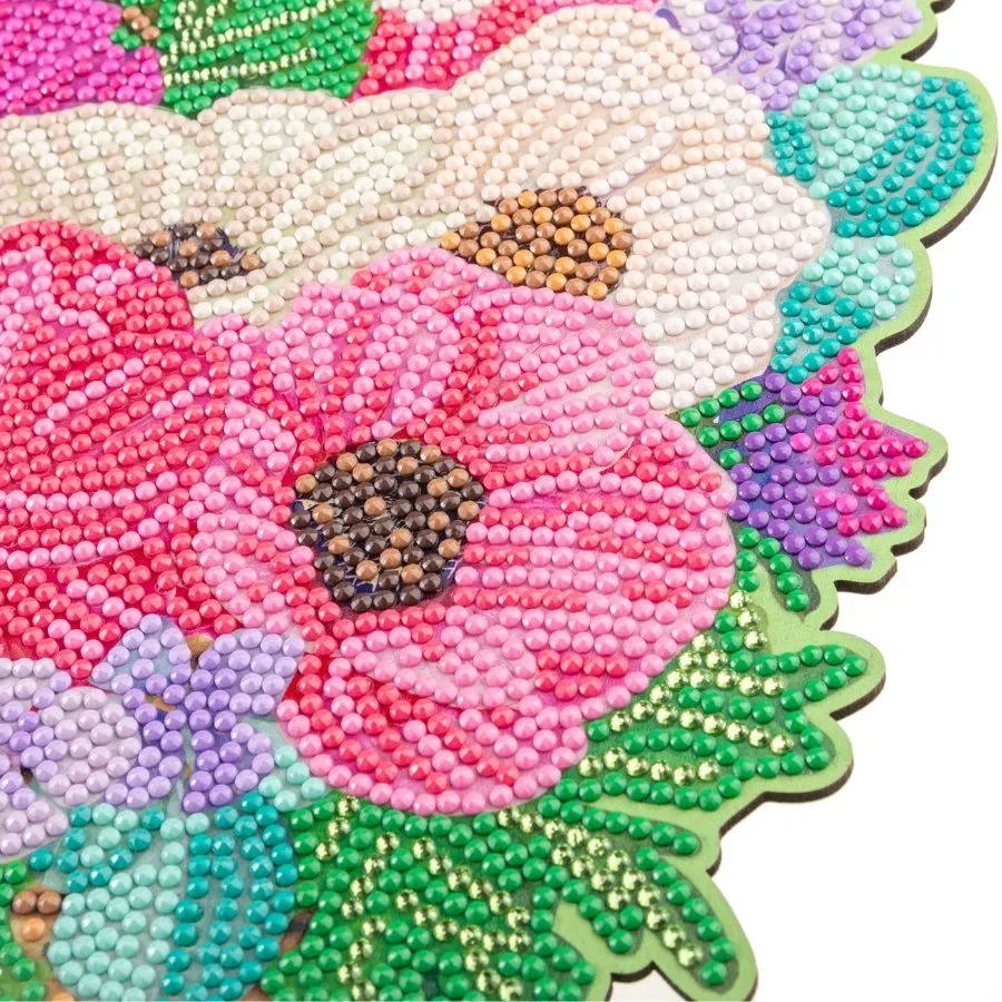 Craft Buddy Crystal Art Spring Flower Basket decoratie 30cm