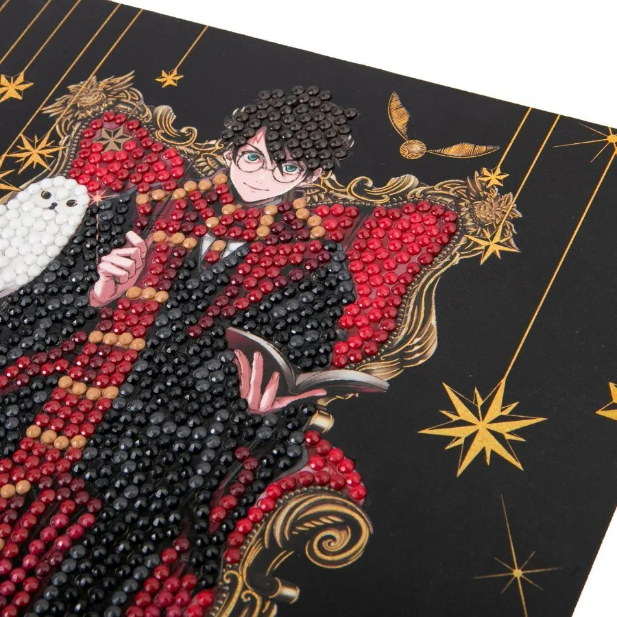 Craft Buddy Crystal Art Harry Potter wenskaarten 18x18cm set 8 stuks