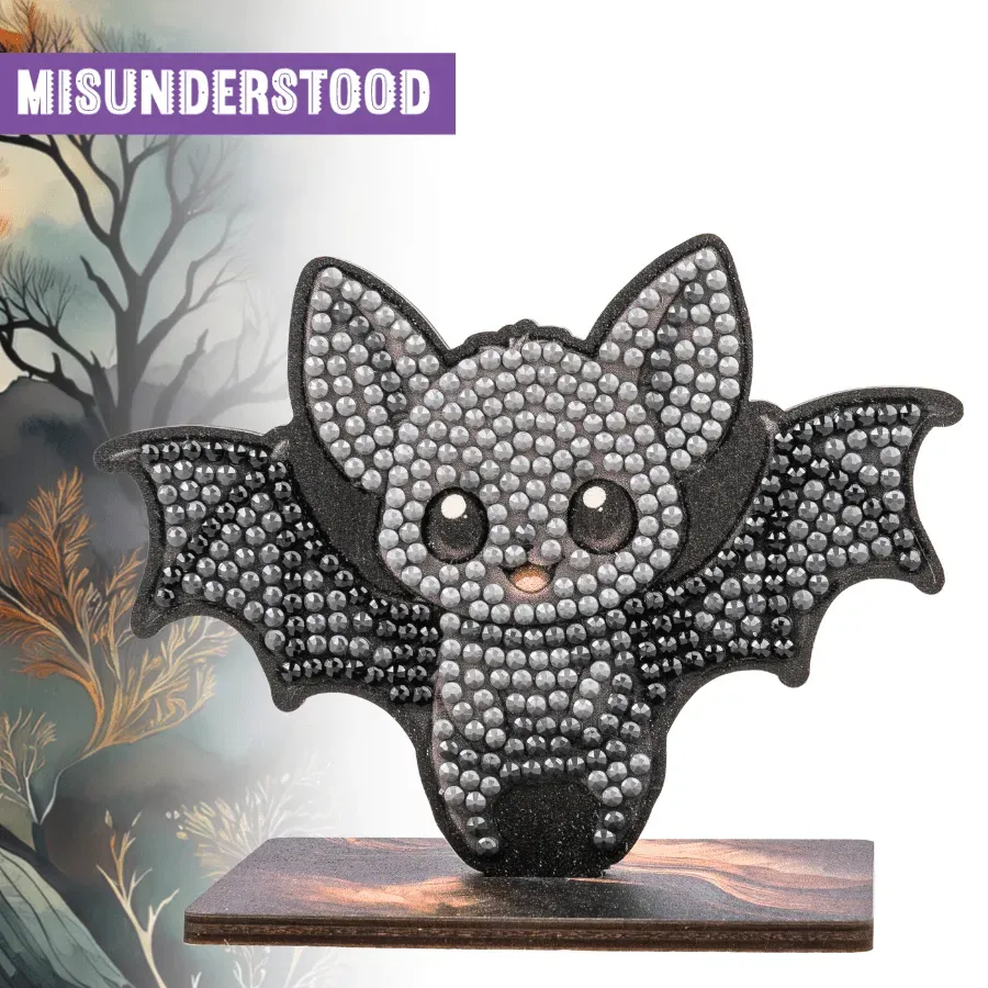 Craft Buddy Wildlife Buddies Bat diamond painting figuur vleermuis