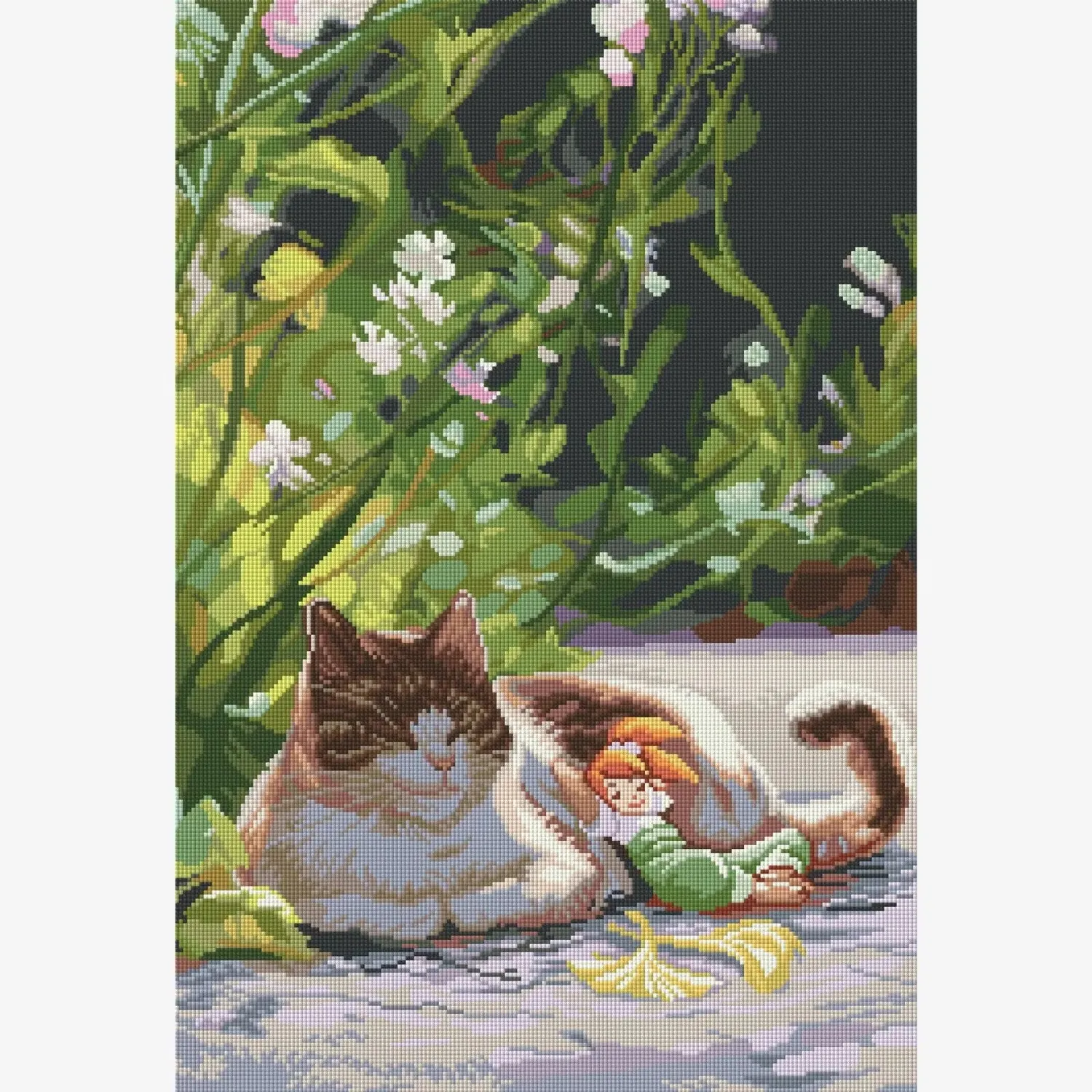 ARTDOT Warm in the Sun diamond painting vierkant 47,5x70
