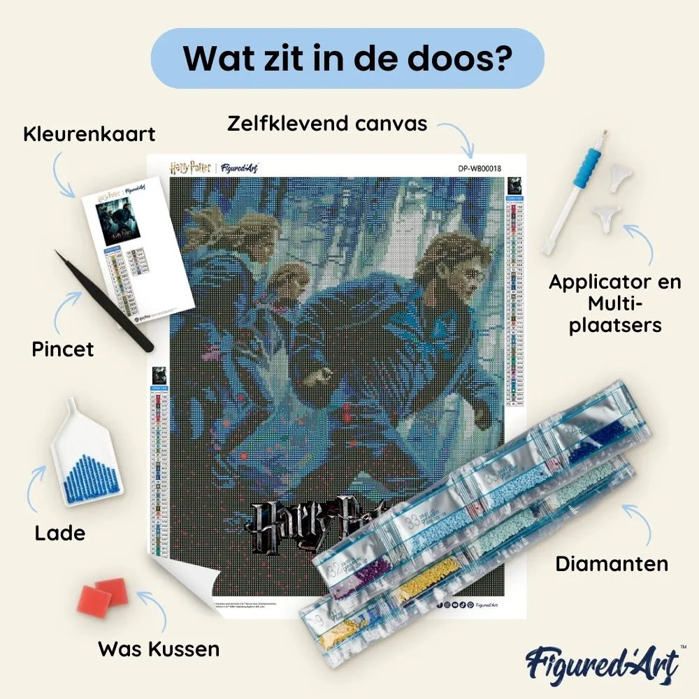 Figured'Art Harry Potter Relieken Dood diamond painting 40x50cm