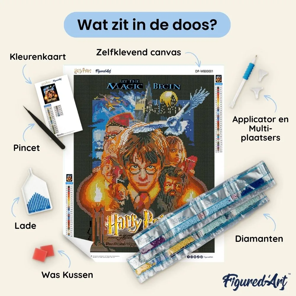 Figured'Art Harry Potter Steen der Wijzen diamond painting