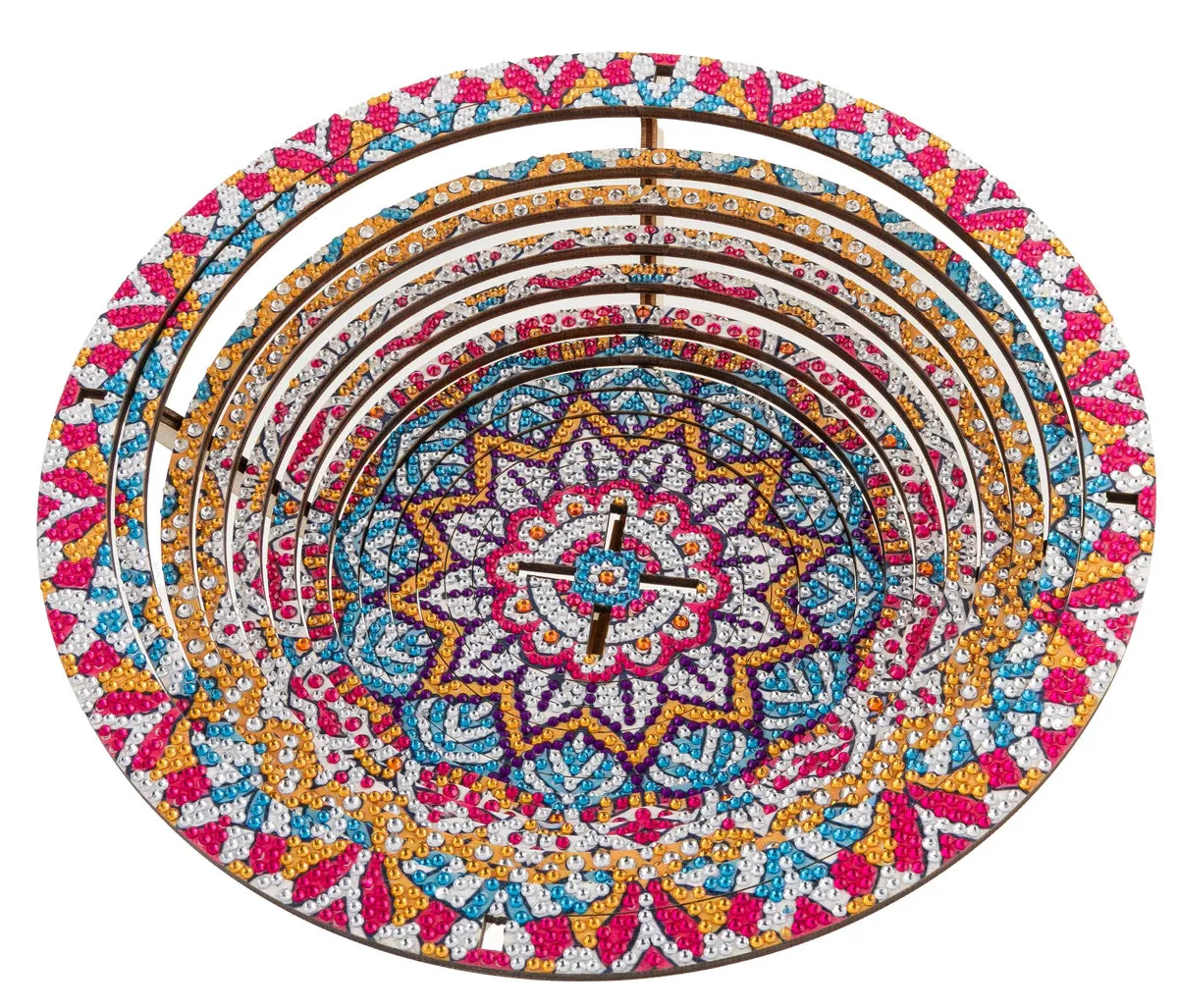 Craft Buddy Crystal Art Mandala Flower fruitschaal 26 cm