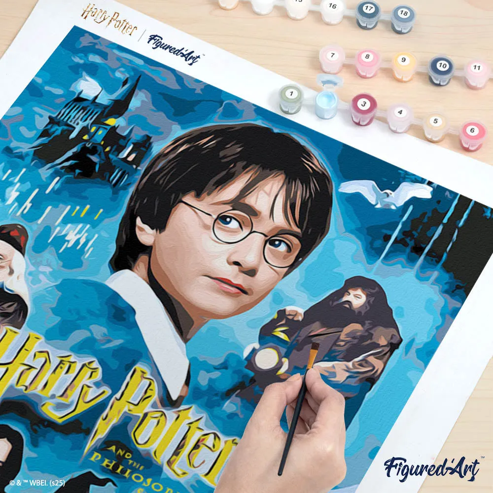Figured'Art Harry Potter Steen der Wijzen schilderij 40x50cm