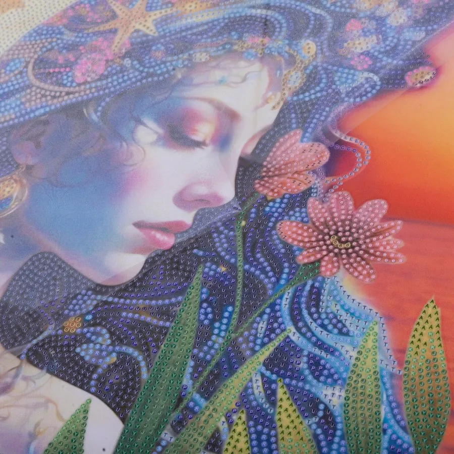 Craft Buddy Luna Goddess scroll diamond painting 40x50 maan