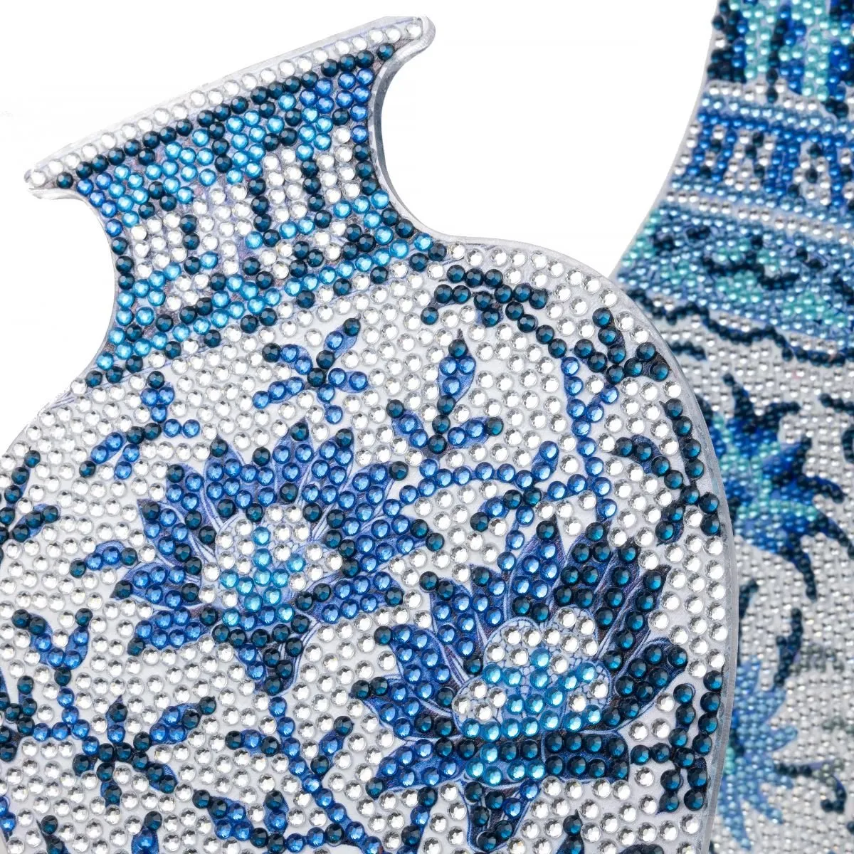Craft Buddy Crystal Art Classic Blue Vases decoratieset 2 stuks blauw