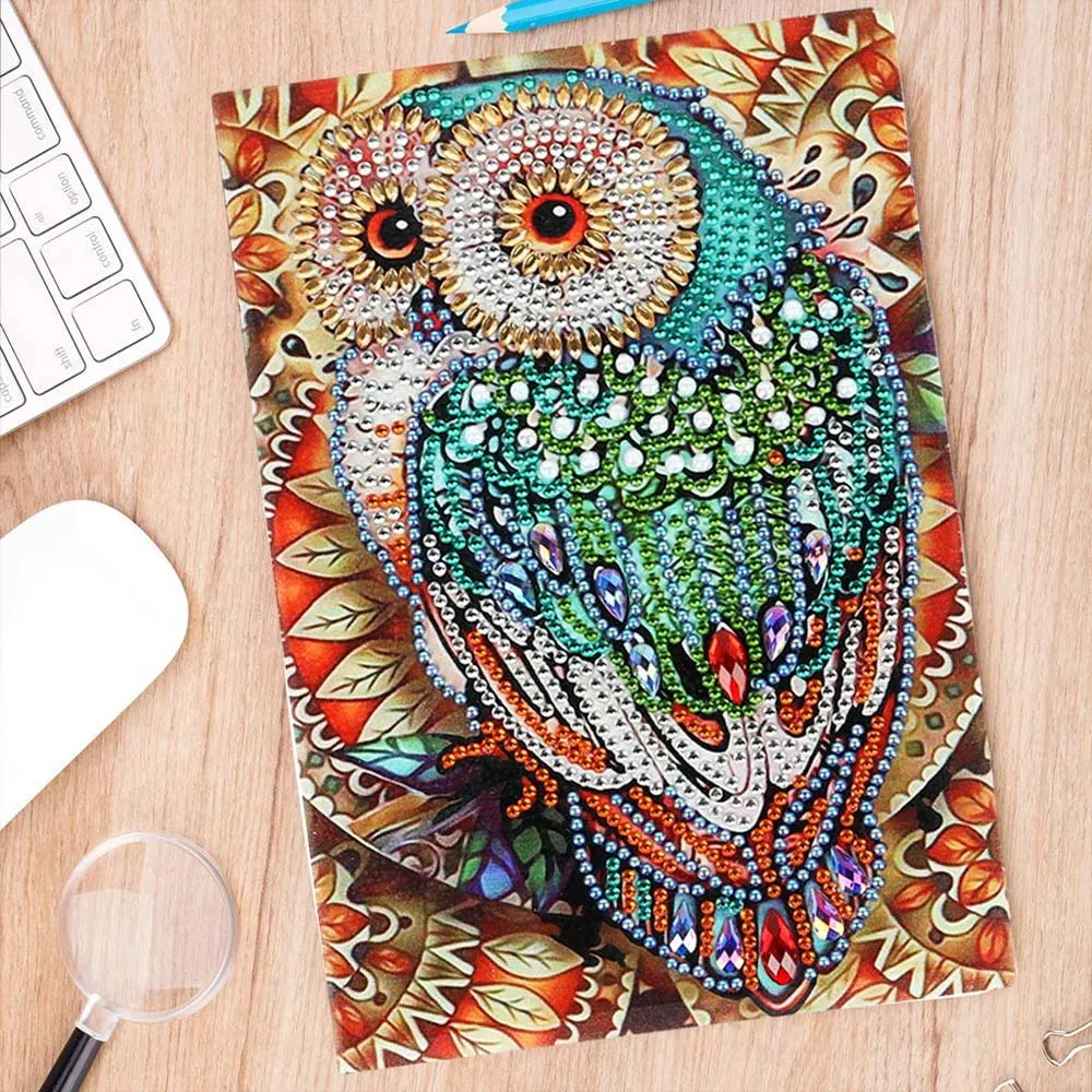 Figured'Art De Uil diamond painting boek A5 strass 50 pagina's