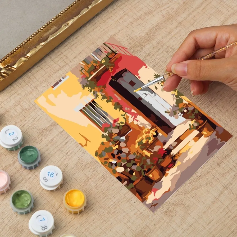 Figured'Art Terracotta Binnenplaats mini schilderen lijst