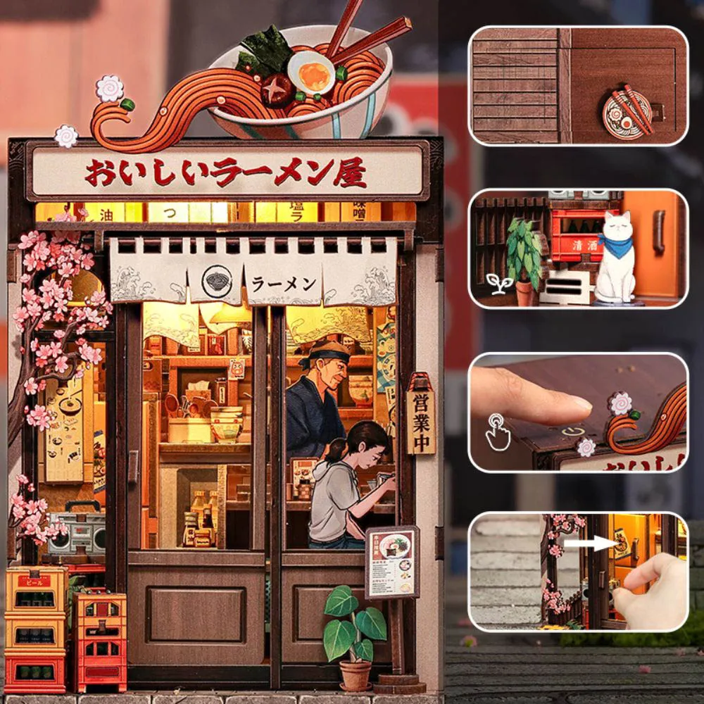 Figured'Art Betoverend Kyoto book nook 13x11,8x21,8cm met led