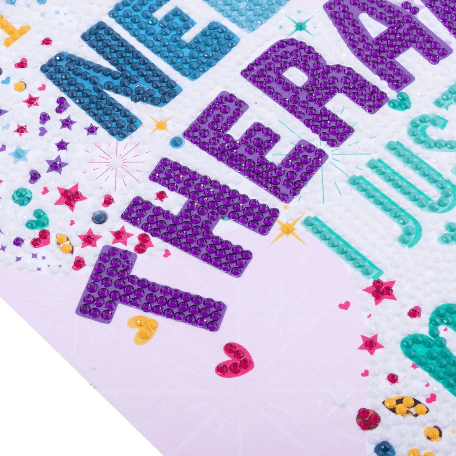 Craft Buddy Crystal Art I Don't Need Therapy scroll 20x30