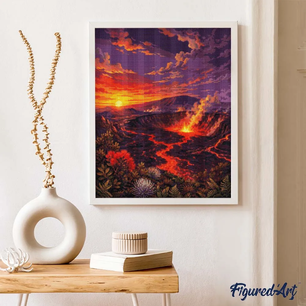 Figured'Art Hawaii Volcanoes diamond painting 40x50 cm