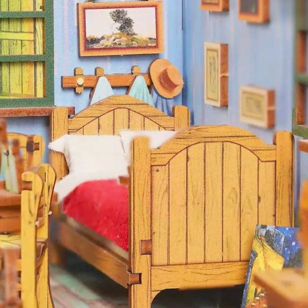 Figured'Art Vincent’s Slaapkamer 3D puzzel 143 stuks met led