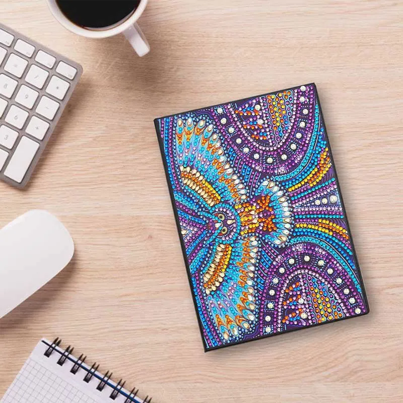 Figured'Art Uil boek diamond painting A5 50 pagina's