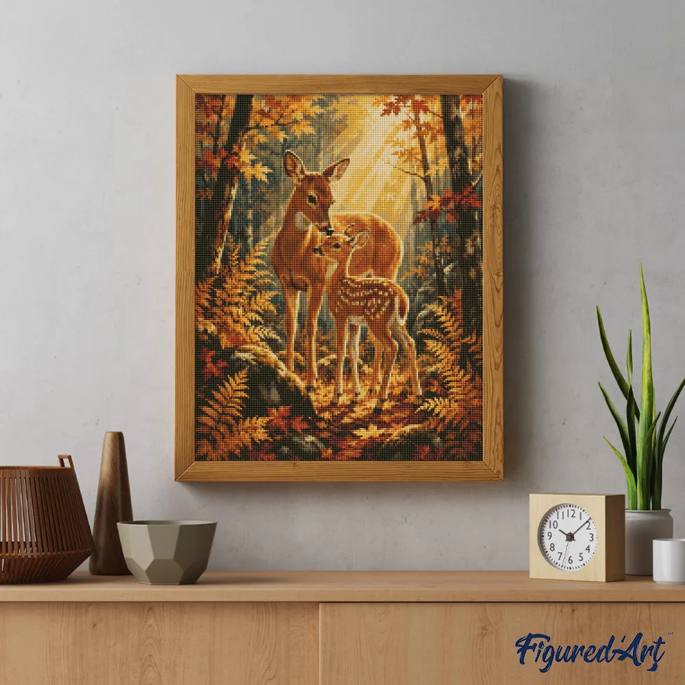 Figured'Art Ree en Kalf diamond painting 20x25cm full drill