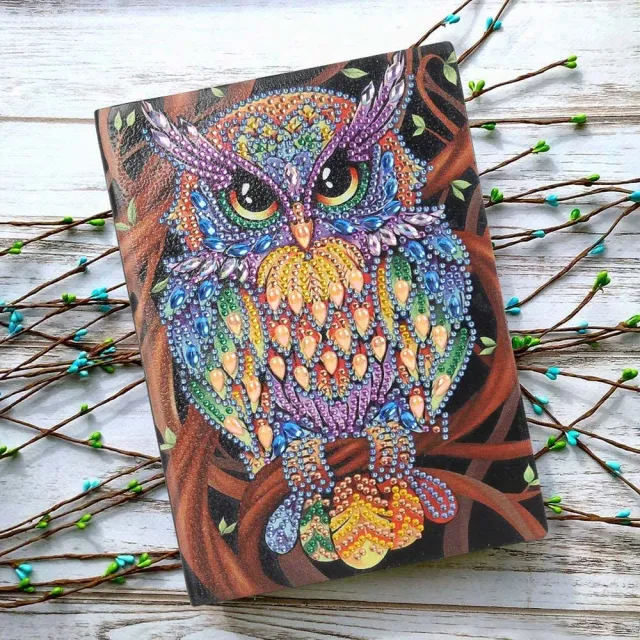 Figured'Art Uil diamond painting boek A5 50 pagina's