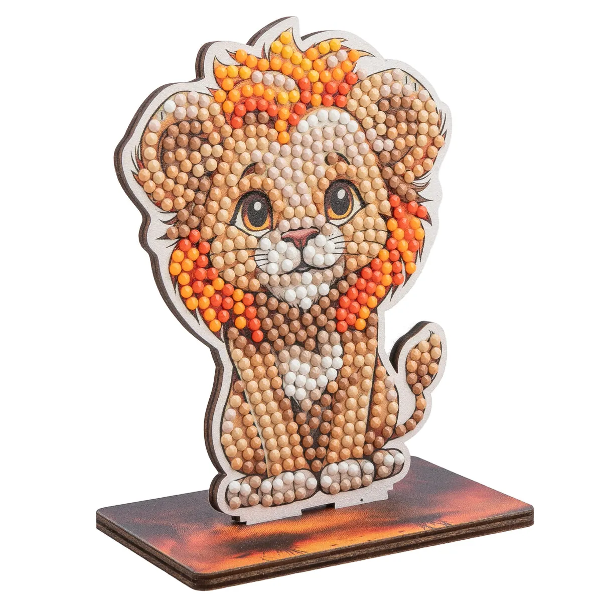 Craft Buddy Crystal Art Wildlife Buddies Lion figuur 11 cm