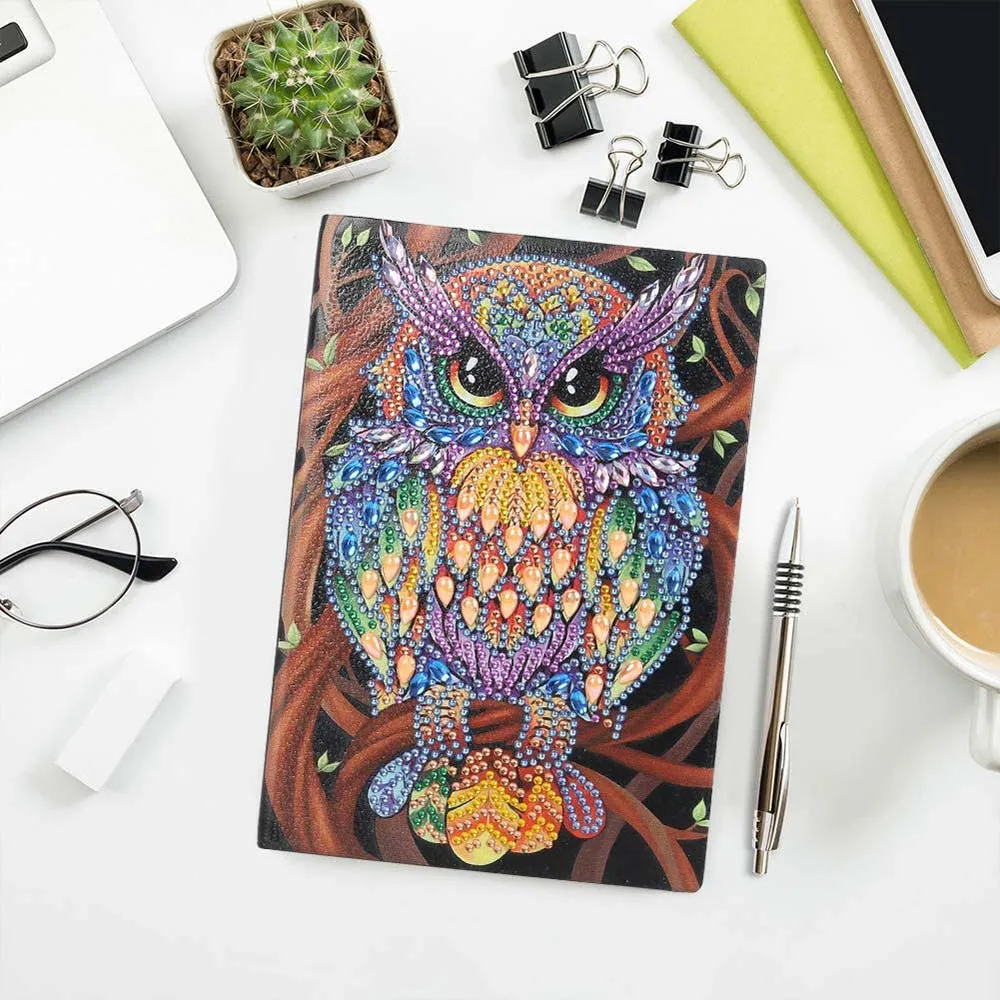 Figured'Art Uil diamond painting boek A5 50 pagina's