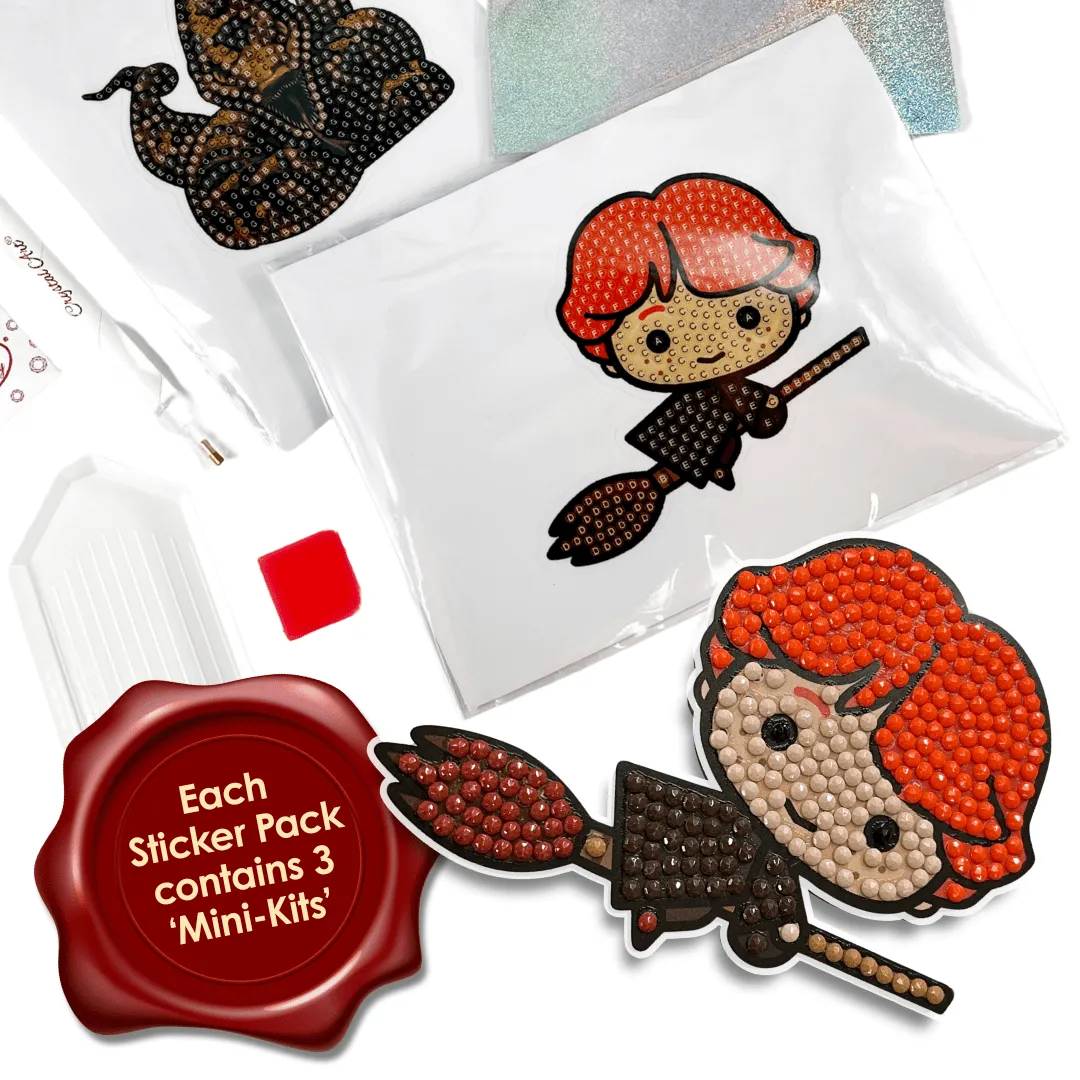 Craft Buddy Crystal Art Harry Potter Sticker Album Starter Pack
