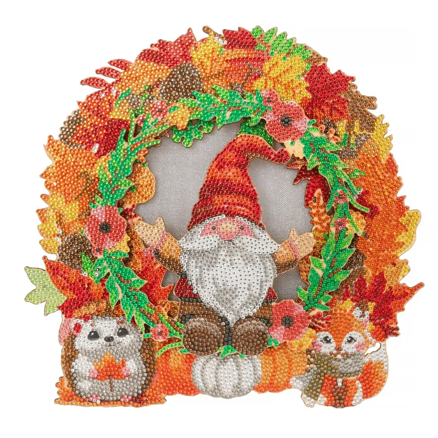 Craft Buddy Crystal Art Autumn Wreath krans LED 29 cm