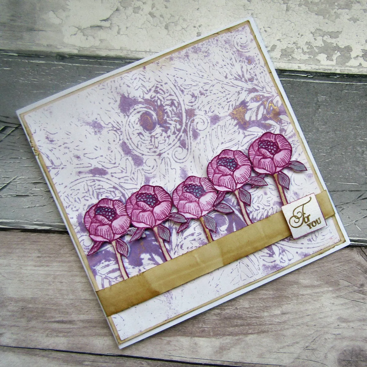 Craft Buddy Forever Flowerz Perfect Peonies stempelset A5 pioen