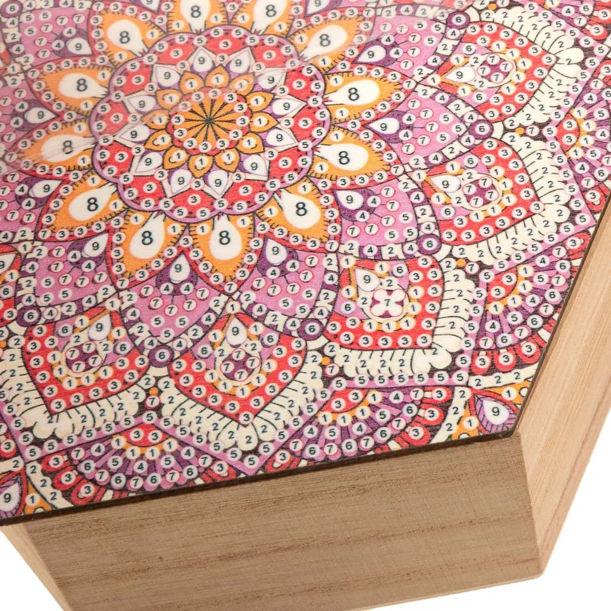 Craft Buddy Crystal Art Ember Orchid houten doos diamond painting 2 stuks