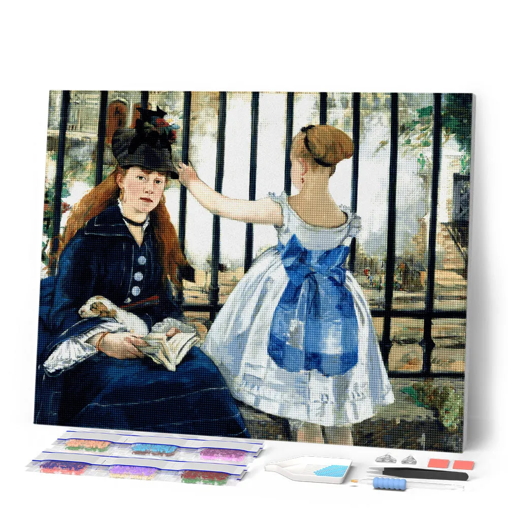 Figured'Art Saint-Lazare Manet diamond painting 40x50cm vierkant