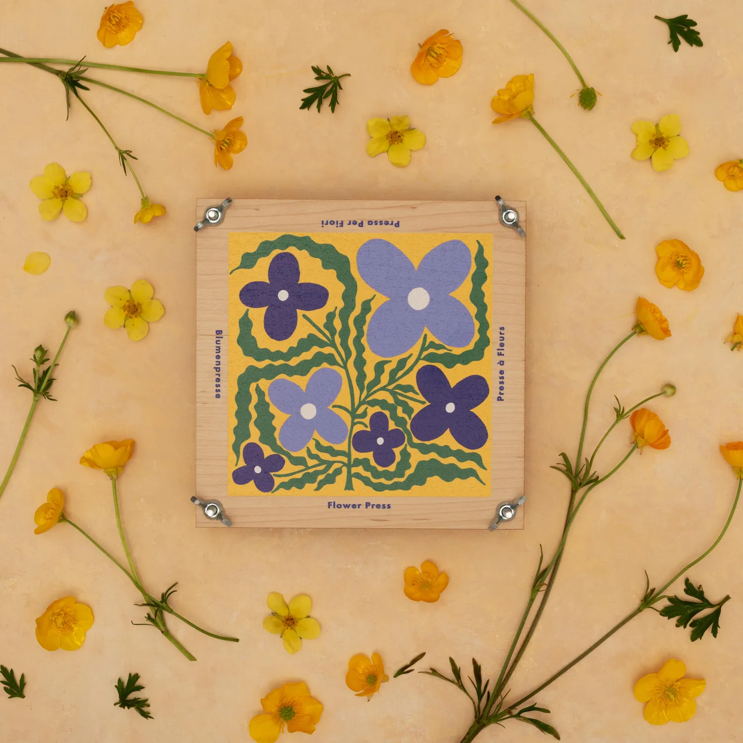 Studio Wald Smock bloemenpers 15x15cm