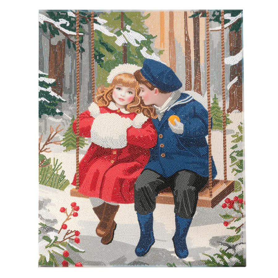 Craft Buddy Winter Secrets diamond painting canvas 40x50cm