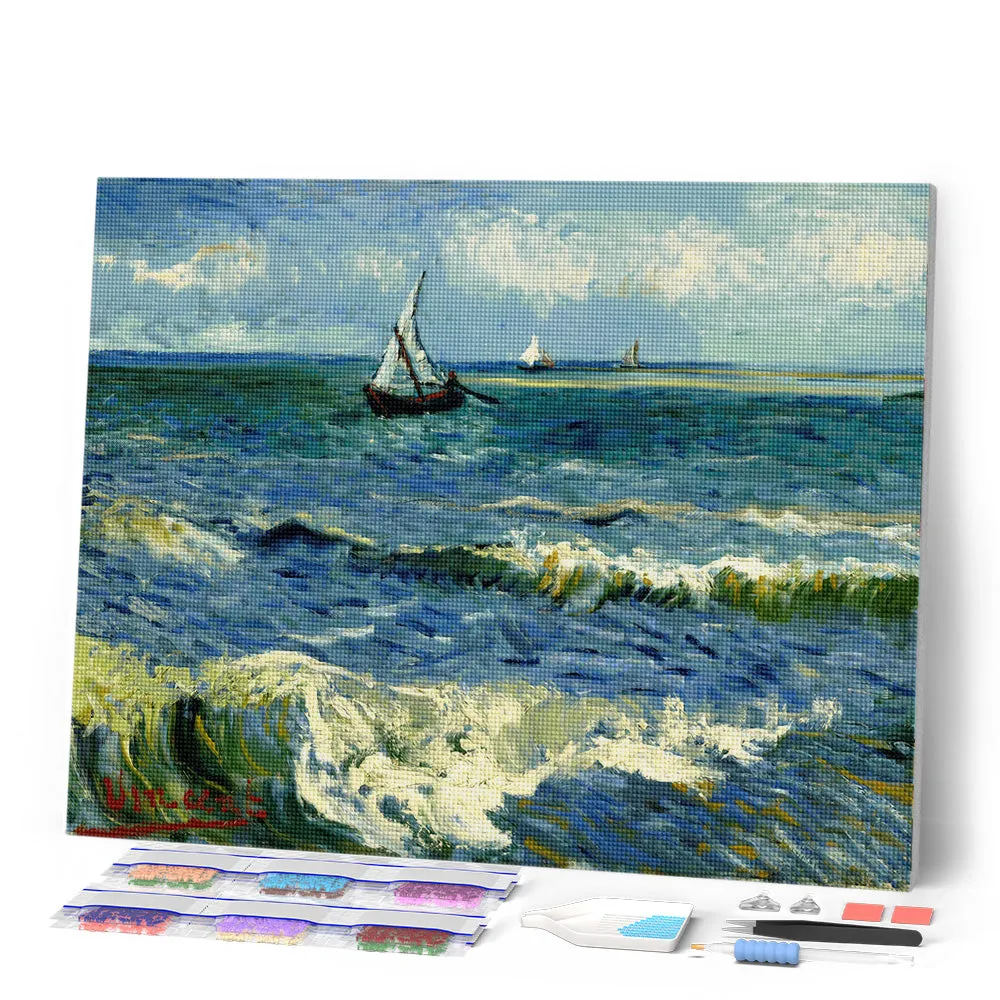 Figured'Art Van Gogh Il Mare diamond painting 40x50 cm vierkant
