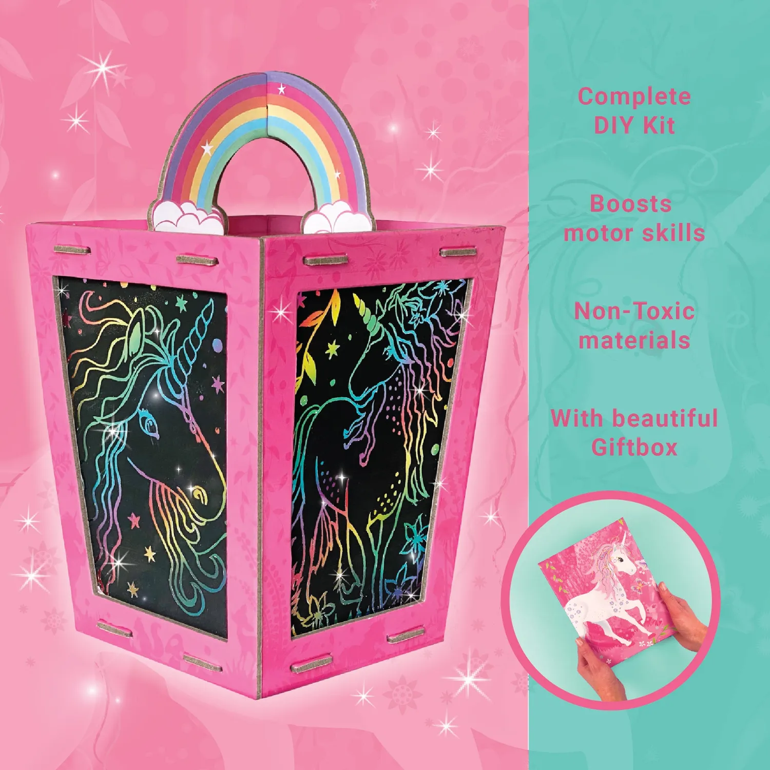 Box Candiy Twilight Unicorn Lantern kras lantaarn