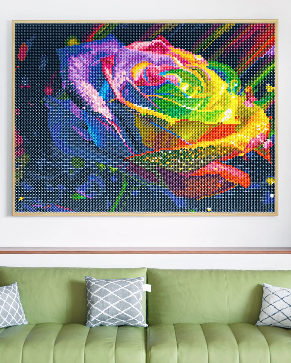 ARTDOT Rozen Diamond Painting Kit Rond 35x25 cm Beginner