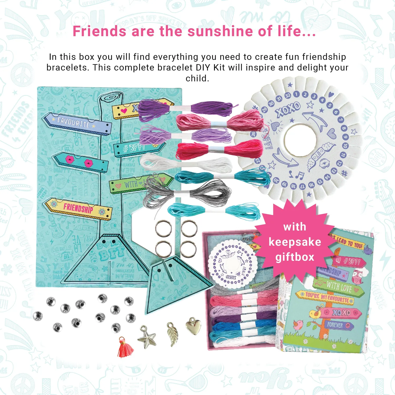Box Candiy Friends Create Your Own Bracelets armbandenset