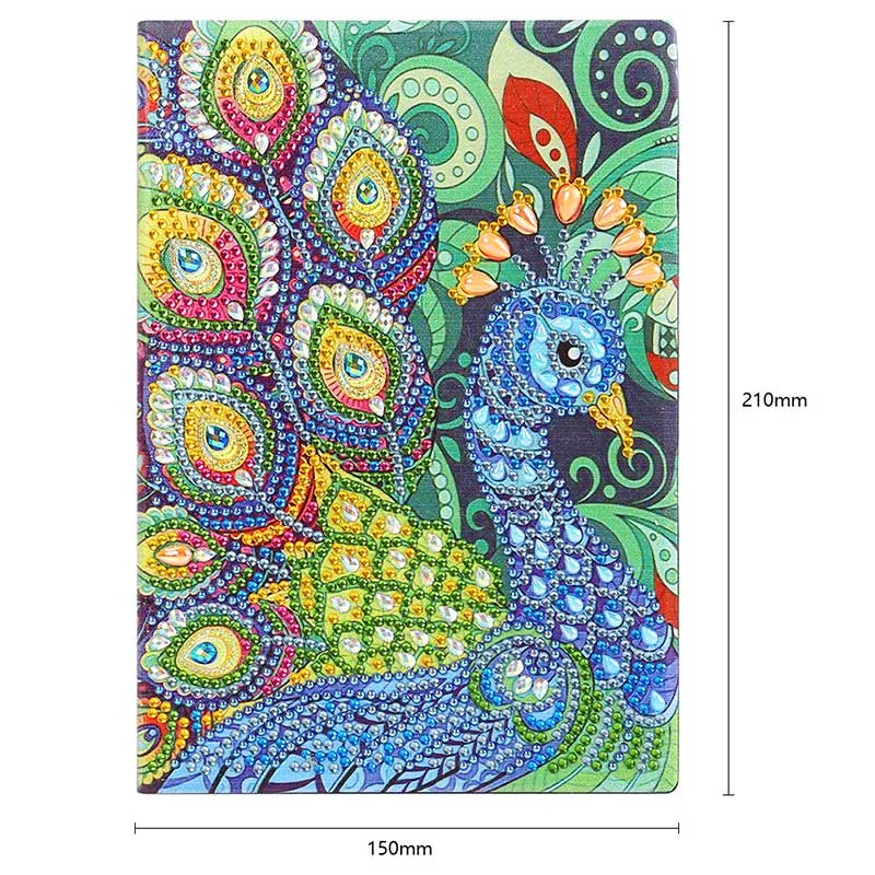 Figured'Art Pauw Diamond Painting Notitieboek A5 64 pagina's Rond